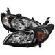 Fits 04-05 HONDA CIVIC Crystal Euro Headlight With Clear Lens