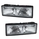 For Chevy Caprice 1987 88 89 1990 Headlight Driver and Passenger Side | Pair