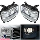 Headlight Set For 2014-18 GMC Sierra 1500/15-19 Sierra 2500 HD 3500 HD w/LED DRL
