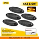 5-50x Smoke LED Cab Rooftop Marker Running Amber Light Fit Freightliner Cascadia