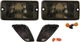 Depo 1997-2006 Jeep Wrangler TJ Smoke Bumper Signal Fender Side Marker Light 4PC