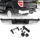 Fit For 2009-2014 Ford F150 Truck Chrome Rear Steel Bumper Assembly Complete