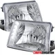 Fit 1998-2000 Ford Ranger XL XLT LED Strip Headlights Headlamps Left+Right 98-00