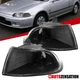 Fit 1992-1995 Honda Civic Black Corner Lights Signal Parking Lamps Left+Right