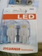 SYLVANIA - 7443 T20 LED White Mini Bulb - Bright LED Bulb (Contains 2 Bulbs) A1