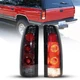 Tail Lights for C/K 1500/2500/3500 1988-1998 1 Pair Smoke Lens Chrome Housing