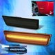 For 08-14 Dodge Challenger Front Smoke Amber LED Bumper Side Marker Lights Lamps