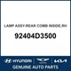 2019-2021 Hyundai Tucson Tail Light OEM New 92404D3500