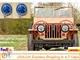 LED Headlight Light Pair Left & Right fits willys jeep CJ2A 3A 3B CJ5 M38