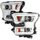 Fits 15-17 FORD F150 LED Projector Headlight With Clear Lens