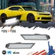 Clear Lens Front Fender Side Marker Lamp White LED Lights For 10-15 Chevy Camaro