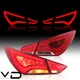 VLAND LED Rear Tail lights For Hyundai Sonata i45 6th Gen (YF) 2011-2014 Halogen