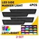 Fits Dodge 2008 2009-13 2014 Challenger RGB LED Side Marker Lights 8X REPD104501