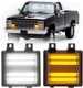 Smoked Switchback LED Signal Blinker Corner Light For Chevy GMC C/K Pickup Truck