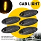 For Freightliner Cascadia Smoked Lens Amber LED Roof Marker Clearance Lights 5x