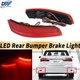 2x LED DRL Rear Bumper Reflector Turn Signal Stop Brake Light For Toyota Corolla