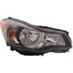 Headlight CAPA Passenger Fits 12-14 Subaru Impreza XV Crosstrek SU2503140 Black