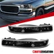 Bumper Lights Fit 1999-2006 GMC Sierra Yukon XL Slick Black Signal Parking Lamps