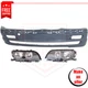 New Front Bumper Cover with Headlights kit 3 pices for 2001 BMW 320i