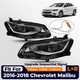 Upgrade Halogen Headlights For 2016-2018 Chevy Malibu w/ Sequential Signal Pair