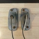 Pair 1958 1959 Chevrolet Truck Series 3 Guide FIA-58 Park Lamp Housings OEM