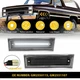 2X LED Side Light Front Fender White For 1981 82-1986 GMC C/K1500 Chevy C/K30 ED