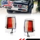 Chrome Parking Corner Side Marker Signal Lights For 1990-1997 Nissan D21 Pickup