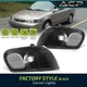 For 98-00 Toyota Corolla Black Corner Lights Parking Bumper Lamps Assembly Pair