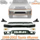 New Front Bumper + Valance + Brackets + Lights For 1999-2002 Toyota 4Runner
