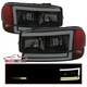 Fits 1999-2006 Sierra 1500 Yukon XL Smoke Headlights LED Sequential Bumper Lamps