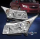 FOR 2011-2015 CHEVY CRUZE/2016 LIMITED LS LT REPLACEMENT HEADLIGHTS LAMPS CHROME FOR 2011-2015 CHEVY CRUZE/2016 LIMITED LS LT REPLACEMENT HEADLIGHTS LAMPS CHROME