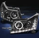 2011-2014 CHEVY CRUZE HALO DRL LED BLACK PROJECTOR HEADLIGHTS SIGNAL LEFT+RIGHT