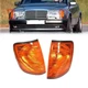 For Mercedes Benz W124 E Class 86-95 Corner Turn Signal Light Pair Amber Shell