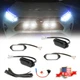 4x Raptor Style White LED Lamp Front Grill Lights Kit For Toyota RAV4 2019-2022