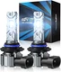 Marsauto 9006/HB4 LED Light Bulbs 90W 24000LM 6000K Cool White Pair M1S 9006 HB4