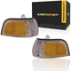 For 1992 1993 Honda Accord Front Side Marker Light Driver Passenger Side Pair