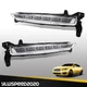 LED Fog Lights Fog Lamps w/Bulb Pair Left Right Fits 2017-2020 Lincoln MKZ
