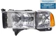 Headlight Combo Left Driver Side Fits Dodge Ram 1999-2002 Sport CH2502123 Chrome