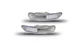 OEM 1993-1997 Toyota Corolla Clear Chrome Front Bumper Light Lamp Left+Right Set