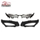 For 2011 2012 2013 Kia Optima Pair Front Bumper Fog Lights Bezels Set w/bulbs