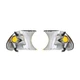 PAIR OF SIDE LIGHTS FOR BMW 325CI 330CI 2000 2001 BY PN BM2520106 BM2521106