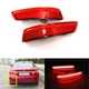 2 Red LED Rear Bumper Turn Signal Stop Brake Lights For 13-18 Lexus GS350 GS450H