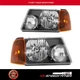 Fits 2001-2011 Ford Ranger XL XLT Headlights Assembly Black Housing w/Amber Pair Fits 2001-2011 Ford Ranger XL XLT Headlights Assembly Black Housing w/Amber Pair