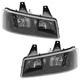 Headlight Set For 2003-2021 Chevy Express 2500 Express 3500 Left Right With Bulb