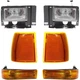 Headlight Kit For 89-1992 Ford Ranger LH & RH w/bulbs Below Headlight