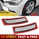 CLEAR Side Bumper Marker Reflector Light Lamp For 12-15 BMW F30 3-Series M-Sport