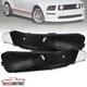 Black Bumper Lamps Fits 2005-2009 Ford Mustang Front Turn Signal Replacement