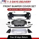 Front Bumper Cover Set Assembly Kit For 2018 - 2022 Ford Ecosport Primed New