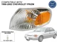 Corner Signal Lights fits 1998 - 2002 Chevy Prizm Driver Side with Bulb 94857193