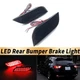2x LED Black Bumper Reflector Tail Stop Brake Lights For Subaru Impreza WRX STI